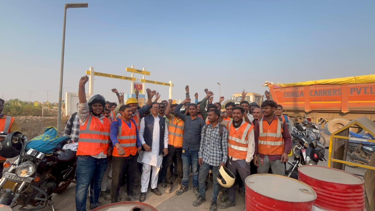 अल्ट्राटेक सीमेंट की करतूतें उजागर: श्रमिक का आरोप प्रबंधन के इशारे पर सिक्योरिटी गार्ड करते हैं गाली–गलौज और मारपीट